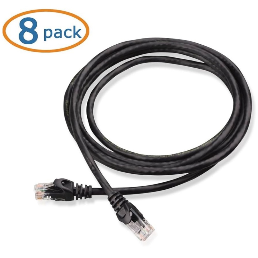 8-Pack 7ft Ethernet Cables